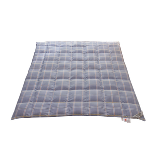 双层羽绒被被壳自充绒半成品防钻绒钻毛加密内胆套填充羽绒被壳子