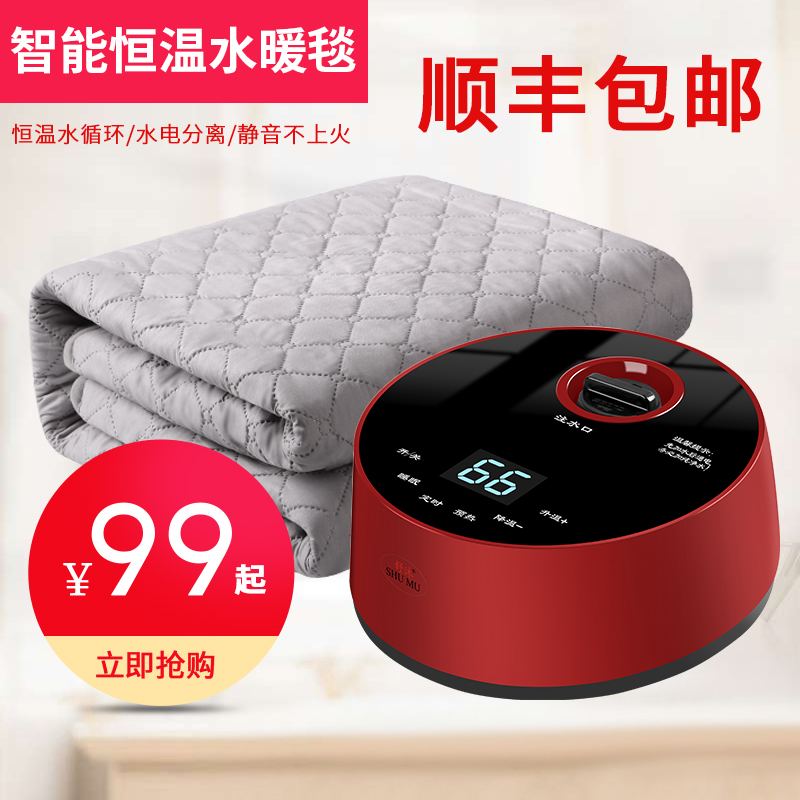 水暖电热毯双人双控电褥子单人水循环炕2025新款水热毯水床垫全套