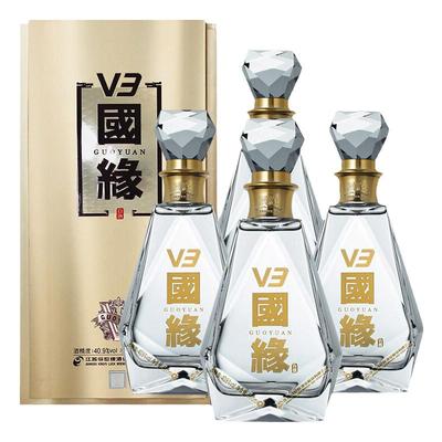 国缘V3浓香型40.9度500ml*4原箱