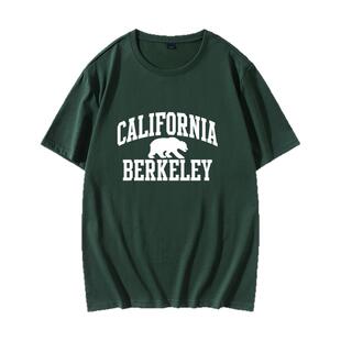 美国名校纪念品t衫加利福尼亚大学伯克利分校加州大学短袖T恤