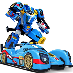 托宝战士银河侦探音速雷霆儿童男孩变形机器人汽车金刚兄弟玩具