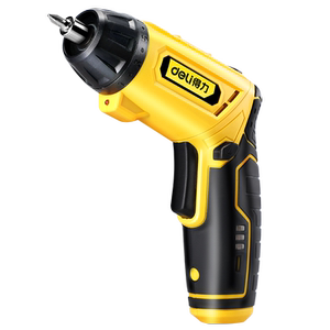 得力电动螺丝刀充电式家用小型起子机迷你电批锂电自动钻工具套装