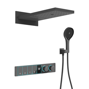 德希顿6068魔法师幻雨暗装花洒套装恒温暗藏瀑布嵌入式淋浴器暗装