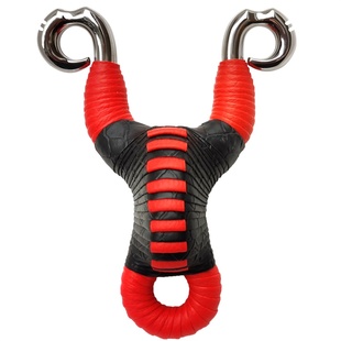 藏羚羊弹弓304不锈钢圆扁皮筋反曲高精度纯手工真冷弯传统弓射鱼