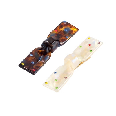 AJIDOU阿吉豆发饰女款醋酸侧边夹