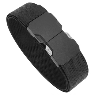 古格缇男士腰带 升级4.0弹力对插扣编织皮带 休闲运动军训裤腰带