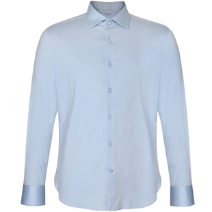 Degre Zero零度衬衫男长袖天然免烫抗皱匹马棉商务易打理纯色衬衣