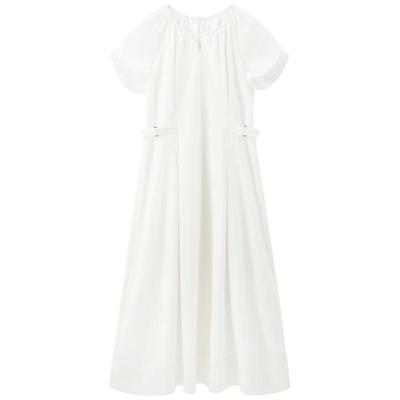 太平鸟优雅收腰连衣裙2025夏季显瘦A字A1FAF2248