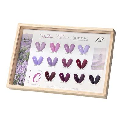 显白紫色甲油胶小套装