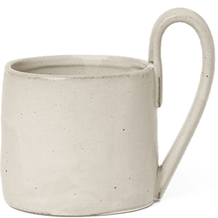 丹麦Ferm Living水杯咖啡杯陶瓷马克杯侘寂风牛奶杯家用泡茶杯子