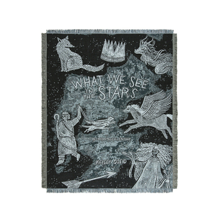 设计天马行空黑灰宇宙星空天文毛毯沙发装饰毯盖毯家居家装壁饰毯