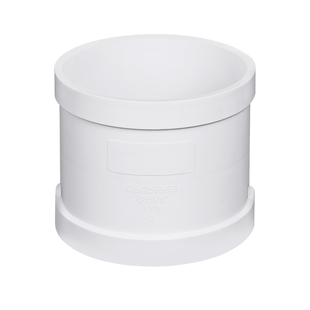 pvc排水直接下水管接头pvc管箍排水管配件接头50 75 110 160 250