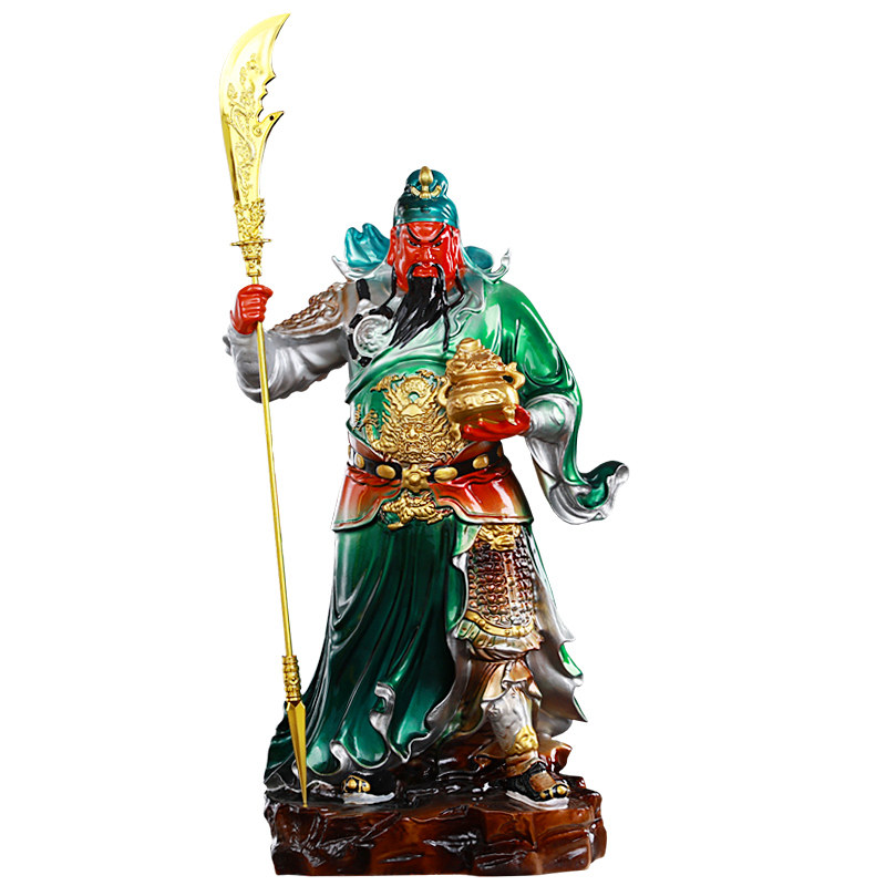 新款九龙关公佛像武财神关羽