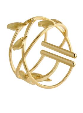 【自营】VITARING开口戒指女小鸟缠绕指环小众设计趣味文艺可调节