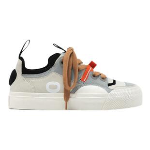 OETZI冰人奥兹美式复古板鞋女款春季撞色休闲鞋低帮鞋男丑萌鞋