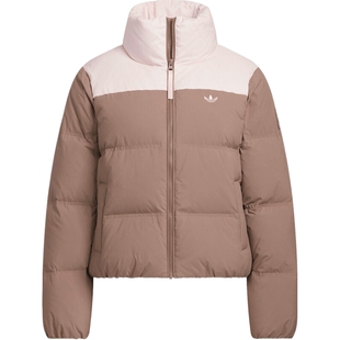 adidas阿迪达斯三叶草女子运动休闲保暖立领羽绒服外套KC2660