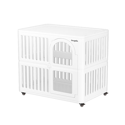 狗笼中小型犬新型狗笼狗窝移动宠物笼子狗狗专用笼子室内豪华别墅