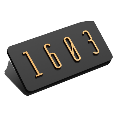 轻奢创意门牌号高级感家用入户门