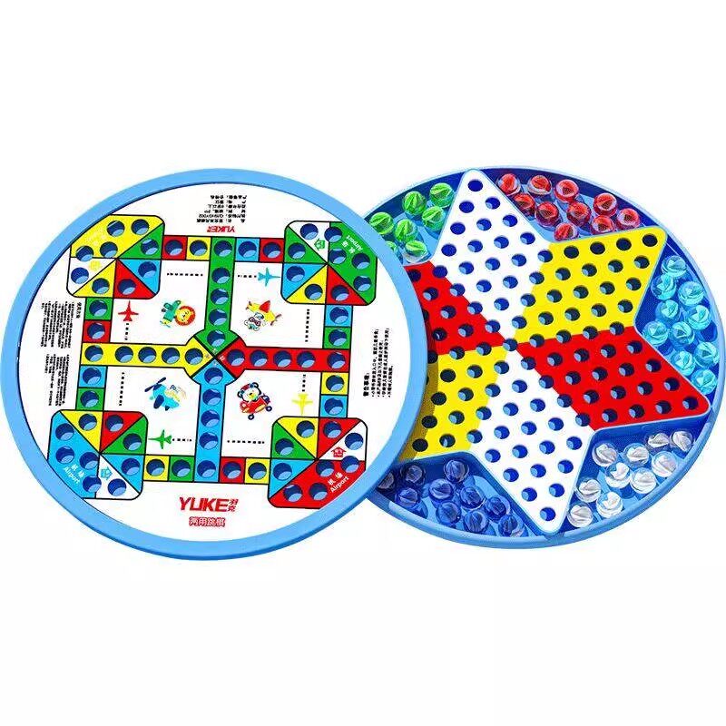 玻璃珠跳棋亲子成人益智互动