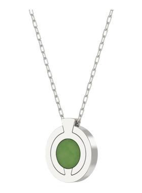 榫卯设计项链DOVETAIL碧玉