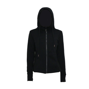 科耐丽发热连帽卫衣女秋冬鱼骨打底衫羊绒防风保暖帽衫可外穿即墨