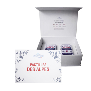 瑞士pharmalp凡木安雪绒花全新喉糖礼盒（2盒装）送老师主播朋友