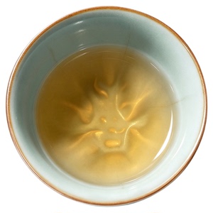 天青汝窑原矿高温新中式茶杯套装