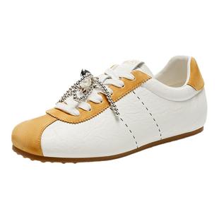 EBLAN/伊伴【139清仓福利】复古时尚软底德训鞋2025春季新运动鞋