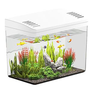 鱼缸客厅桌面造景水族箱超白透明亚克力家用小型自循环斗鱼金鱼缸