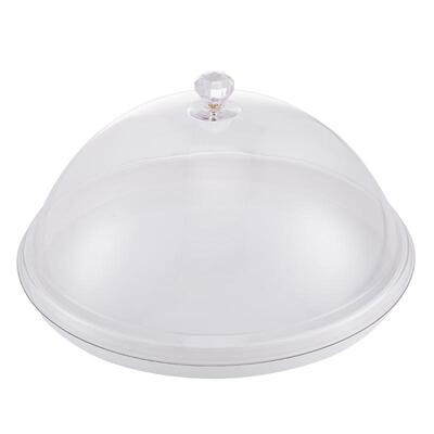 塑料蛋糕罩透明水果展示盘试吃盒