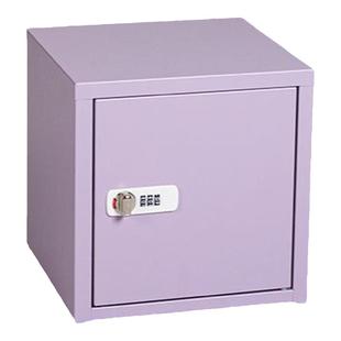 铁皮储物柜家用小型密码保险箱文件柜桌面带锁学生手机收纳盒子