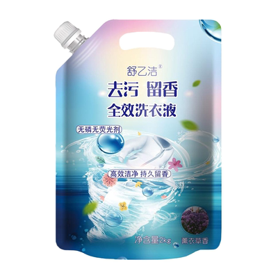 舒乙洁洗衣液薰衣草香持久留香深层洁净家用4斤袋装护色抑菌护理