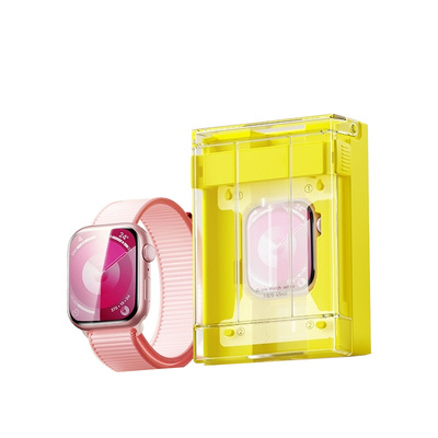 适用苹果iwatch保护膜s11手表膜watchs10s9s8贴膜appleiwatch新款钢化膜ultra表盘s7se6全包watch5软保护贴膜