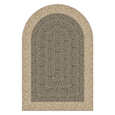 进门2025新款拱形中古风入户地垫