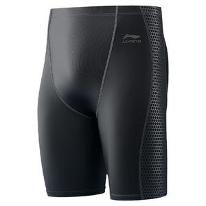 李宁进阶泳裤男士训练莱卡面料