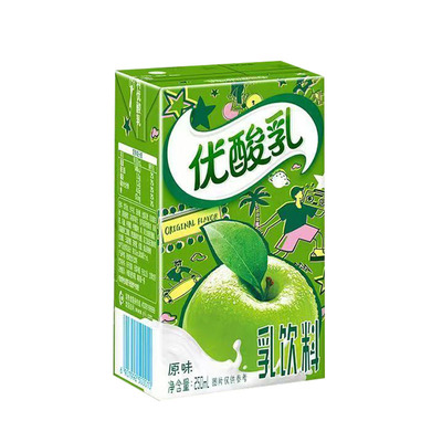 伊利优酸乳荔枝火龙果味酸奶整箱