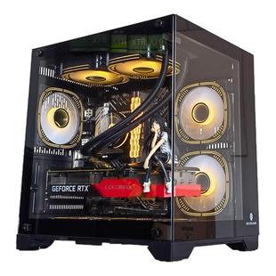 玩嘉孤勇者mini/Plus台式电脑机箱无立柱海景房MATX侧透玻璃DIY