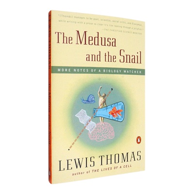 【现货】英文原版水母与蜗牛The Medusa and the Snail: More Notes of a Biology Watcher Lewis Thomas刘易斯·托马斯