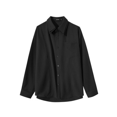 Hualun春秋高级感设计衬衫男