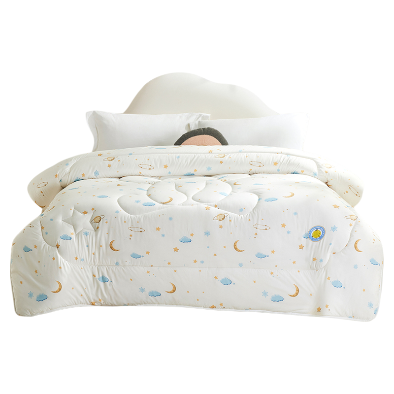 罗莱家纺儿童大豆被学生宿舍被子被芯A类冬被四季被二合一子母被