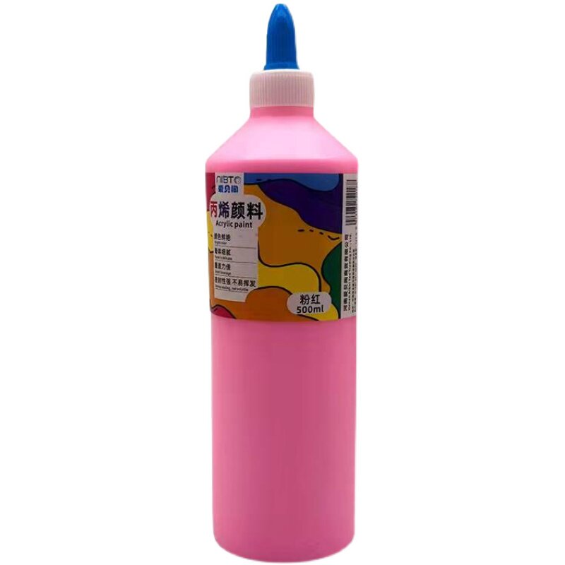 批发儿童丙烯颜料500ml/毫升涂鸦石膏娃娃涂色画广场幼儿园35色