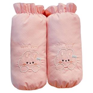 儿童卡通袖套2025秋冬款女童宝宝可爱防水耐脏实用羽绒服长款护袖