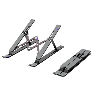 笔记本电脑支架桌面增高架铝合金悬空散热折叠便携托架升降抬高垫铝合金架子平板手提升降散热架底座办公专用