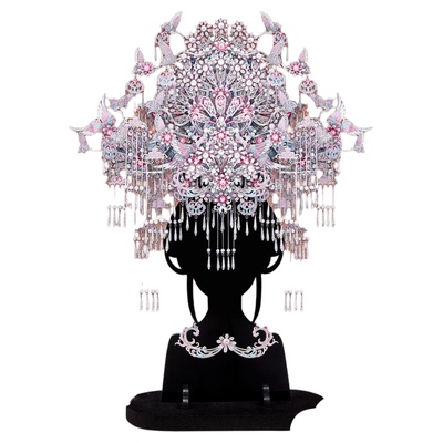 【新品】拼酷银玥蝶冠