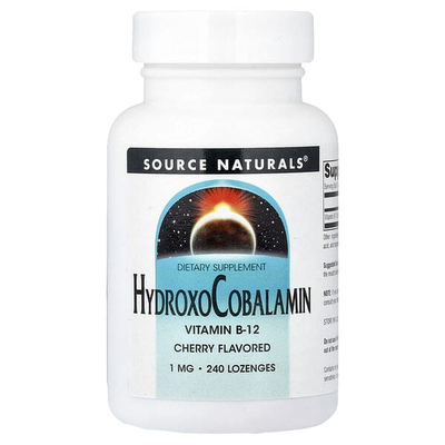 SourceNaturals源美羟钴胺维生素B12帮助大脑神经健康维生素b