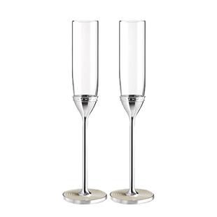 【自营】WEDGWOOD威基伍德 VeraWang香槟杯对杯结婚礼物乔迁酒杯