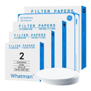 英国whatman2号3号4号5号6号定性滤纸实验室圆形沃特曼快中慢速