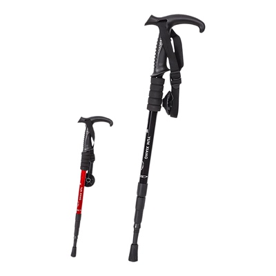 登山杖轻便伸缩铝合金拐杖多功能