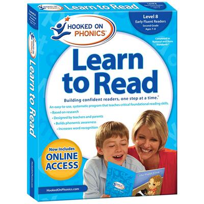迷上自然拼读系列 第八级 英文原版儿童教辅 Hooked on Phonics Learn to Read Level 8 语音学习阅读 英语学习辅助书 英文版教材
