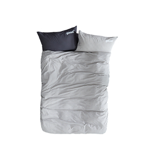 gohm{银色沙滩}全棉提花水洗棉灰色系美好商店at home四件套